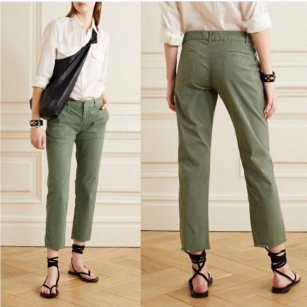 Nili lotan Raw Hem Capri pants